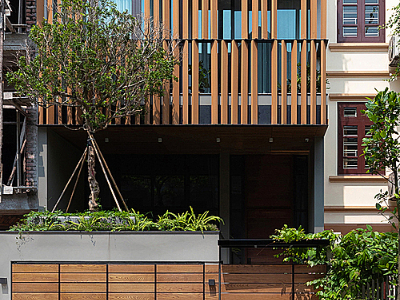 Hanoi tube house narrow in shape, broad on design