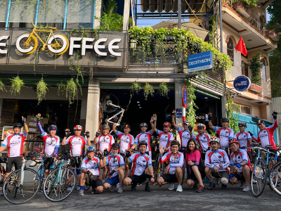 Saigon cafe peddles to cycling enthusiasts