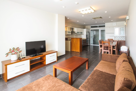 Spacious 3 bedroom apartment with beautiful lake view balcony at Quang An str