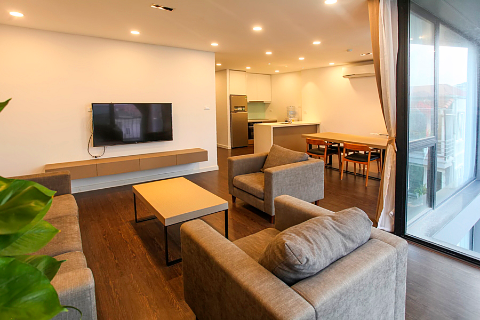 Open view 2 bedrooms apartment for rent at Tay Ho St.
