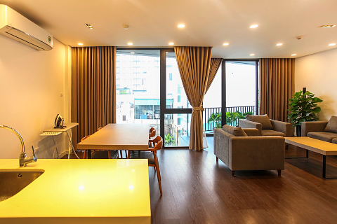 Open view 2 bedrooms apartment for rent at Tay Ho St.