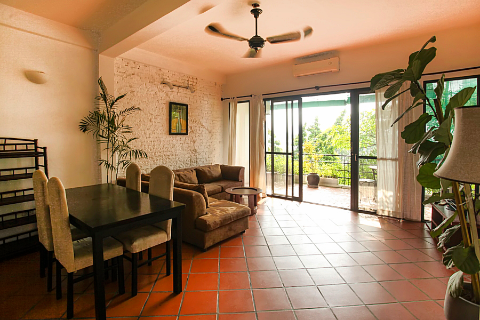Fantastic duplex 2 bedrooms for rent on Nam Trang St., nice balcony