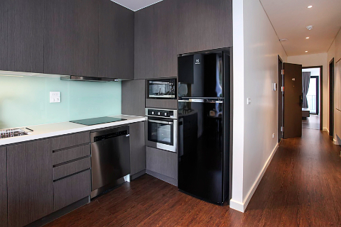 Brand new and lovely 2 bedroom apartment for rent in Xuan Dieu street