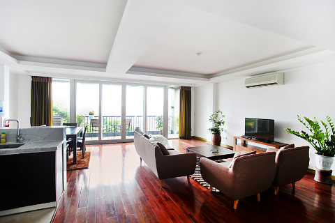 Modern apartment with Westlake view balcony on Quang Khanh, 2 bedrooms