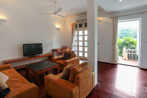 Reasonable price 2 bedroom apartment for rent in Truc Bach area, chill balcony