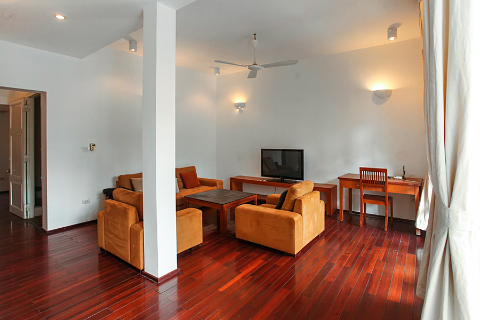 Reasonable price 2 bedroom apartment for rent in Truc Bach area, chill balcony