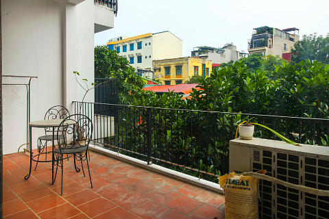 Reasonable price 2 bedroom apartment for rent in Truc Bach area, chill balcony