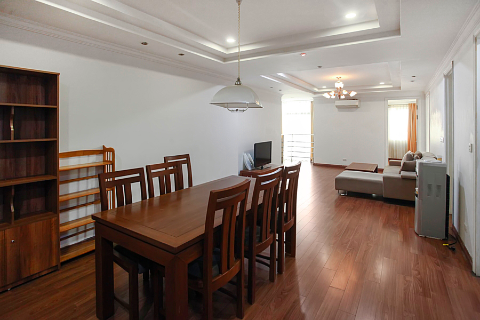 Well furnished 3 bedroom apartment with great and nice balcony for rent in Ciputra