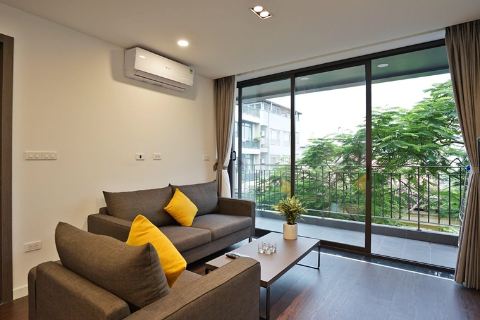 Modern 1 bedroom apartment on To Ngoc Van St., nice balcony