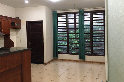 Unfurnished house with nice backyard garden for rent in Cau Giay