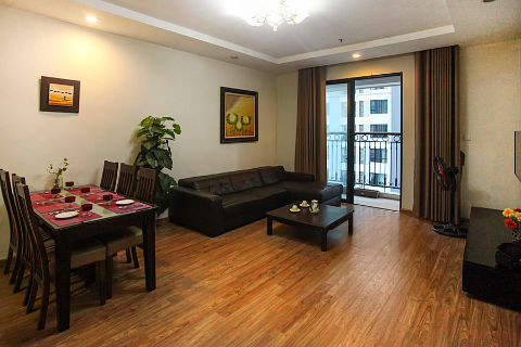 Classic and warmly 2 bedroom apartment for rent in Times City, lovely balcony