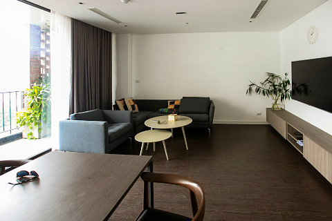 Modern and well furnished 2 bedroom apartment for rent in To Ngoc Van str, chillin' balcony