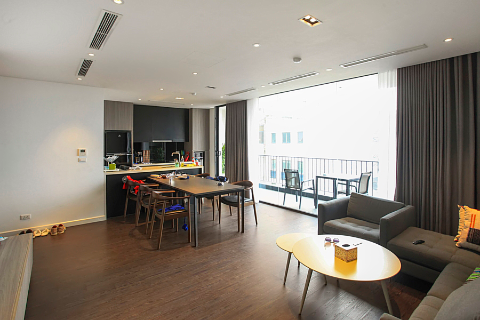 Modern and well furnished 2 bedroom apartment for rent in To Ngoc Van str, chillin' balcony