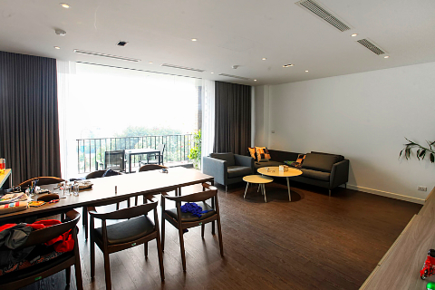 Modern and well furnished 2 bedroom apartment for rent in To Ngoc Van str, chillin' balcony