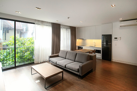 Quiet and bright 2 bedroom apartment at To Ngoc Van St., with balcony