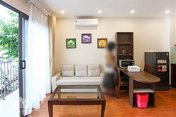 Homely decorated apartment with one bedroom on Phan Ke Binh street