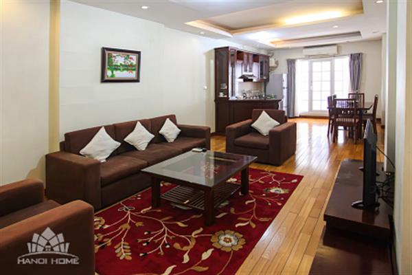 Homely decorated apartment with 2 bedrooms for rent on Nam Ngu street