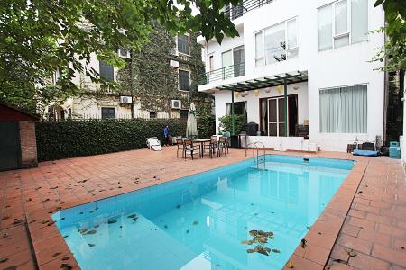 Swimming pool 5 bedroom house in To Ngoc Van, big courtyard