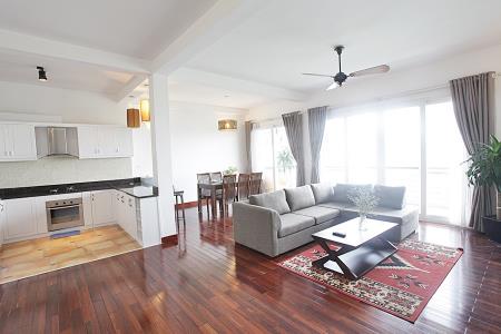 Westlake view balcony 3 bedrooms for rent in Quang Khanh, car access