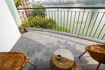 Gorgeous 2 bedroom apartment with lake view balcony in Pham Huy Thong str