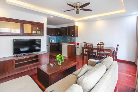 Good deal, spacious apartment with 2 bedrooms and big balcony on Tay Ho street
