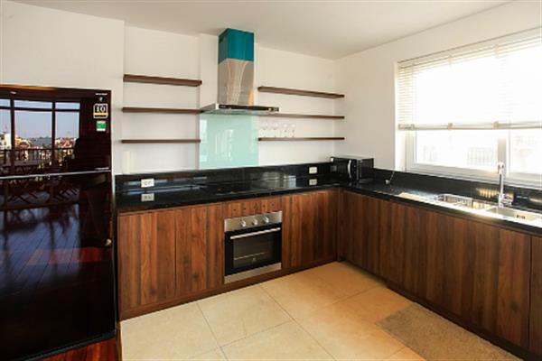 Luxury apartment with 4 bedroom for rent in Tay Ho district, marvelous balcony