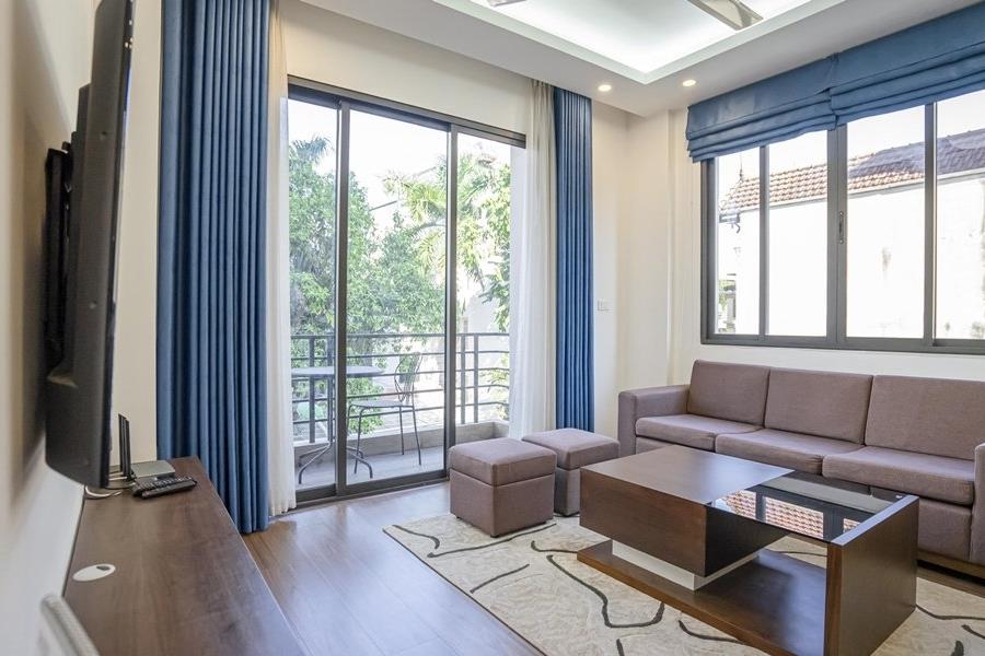 Lovely 1 bedroom apartment on To Ngoc Van St., nice balcony & view