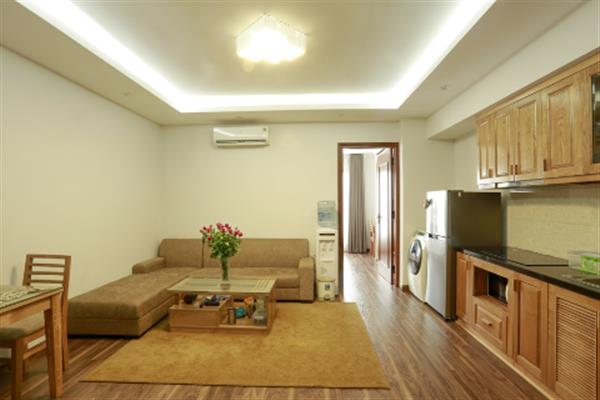 Nicely furnished 1 bedroom apartment on Tran Duy Hung St., cozy & bright