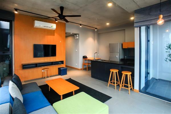 Lake view 2 bedroom apartment near Ba Mau Lake, very nice design