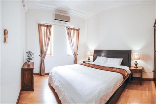 Classic style 2 bedroom apartment at Han Thuyen, nice balcony&view