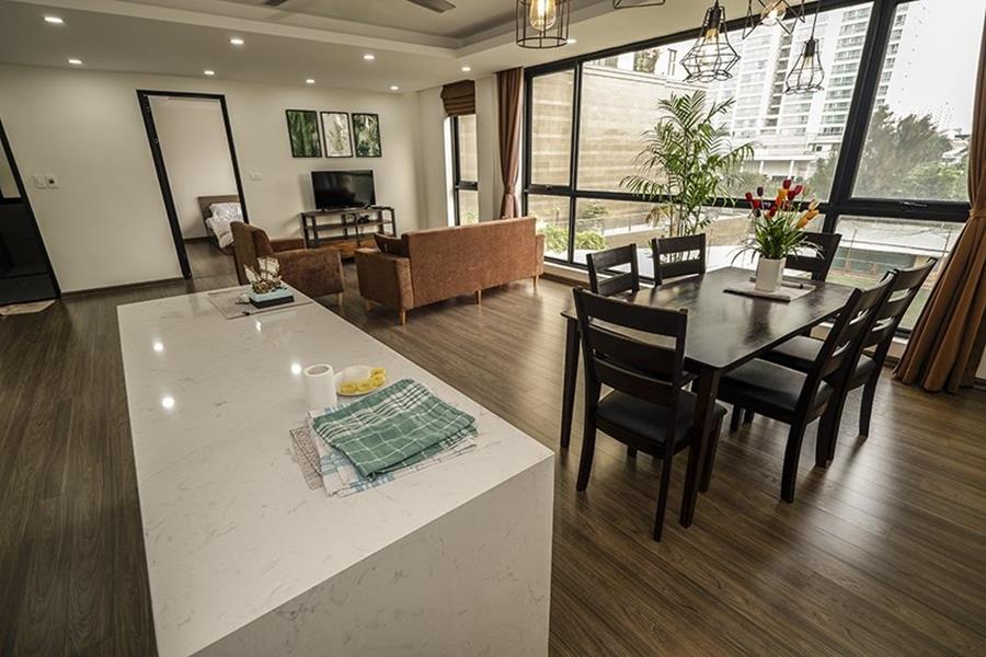 Airy view 2 bedroom apartment on Dang Thai Mai St., nice decoration