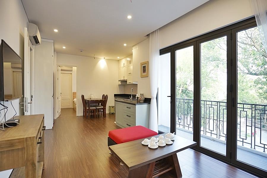 Graceful 2 bedroom apartment at Vong Thi- Buoi, nice balcony