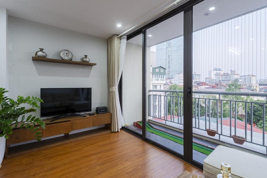 Brand-new & City view 02 bedroom apartment for rent in Linh Lang.