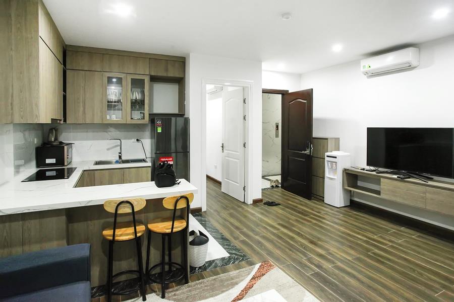 Cozy & modern 01 bedroom apartment with balcony for rent in To Ngoc Van.