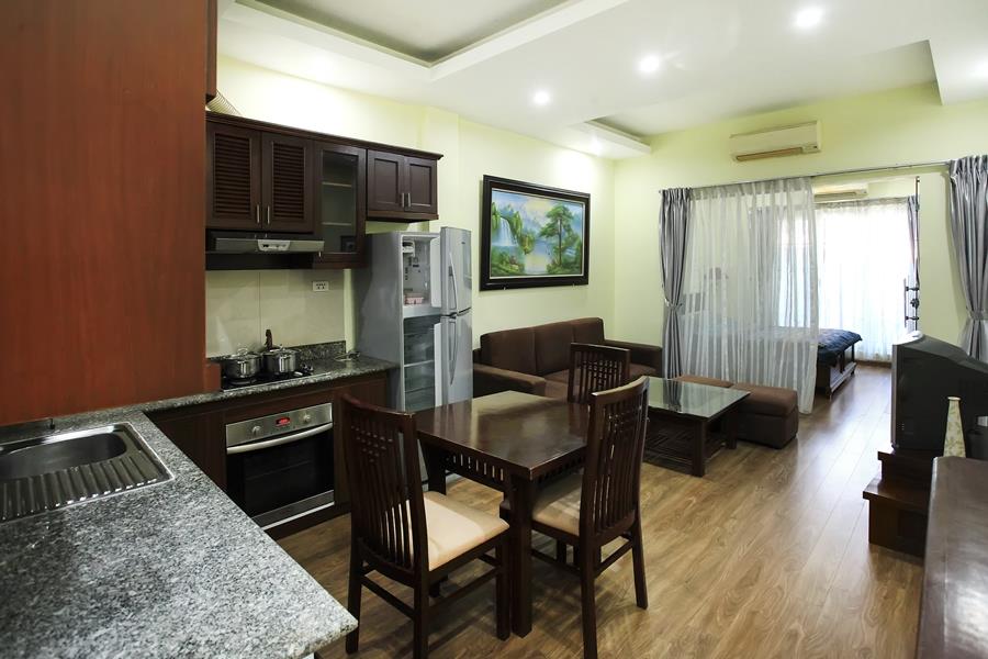 Beautiful 02 bedroom serviced apartment for rent in Nam Ngu Hoan Kiem, Large Terrace.