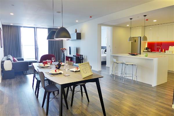 Premier 02 bedroom apartment for rent in Somerset West Point Xuan Dieu