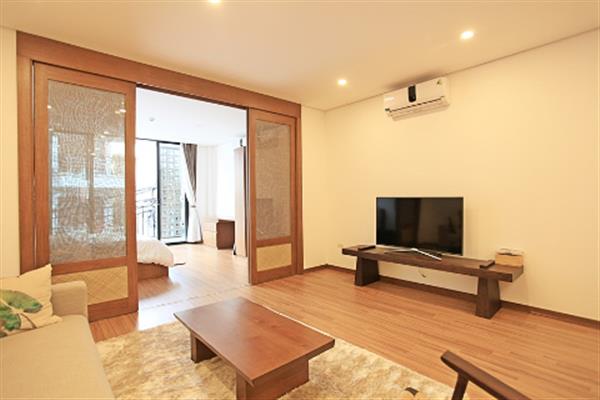 Elegant 1 bedroom apartment for rent in Truong Han Sieu St, balcony