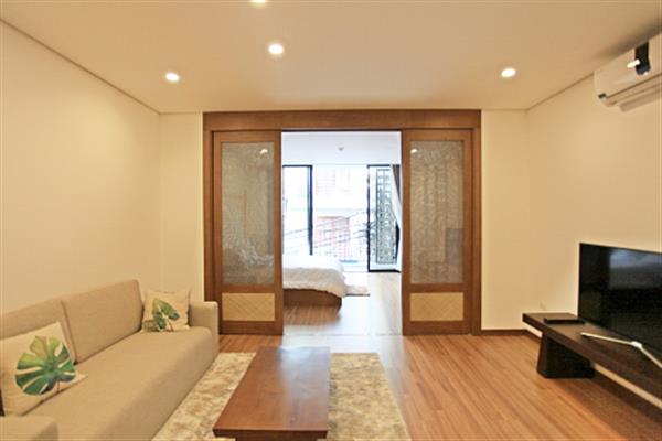 Elegant 1 bedroom apartment for rent in Truong Han Sieu St, balcony