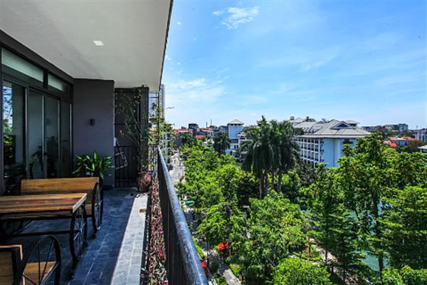 Brand new & Panoramic Westlake view 03 bedroom apartment for rent in Tu Hoa