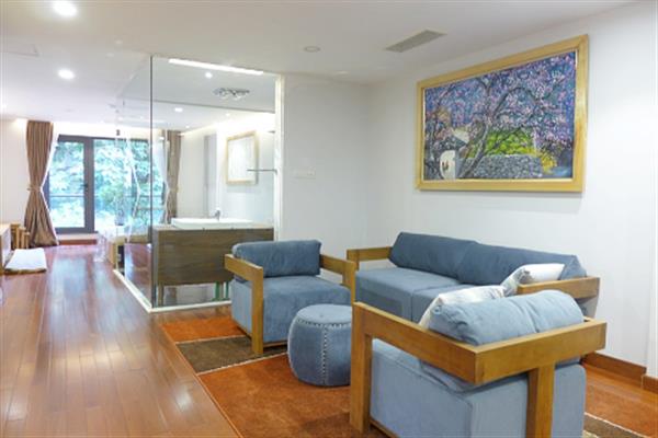 Spacious & bright 01 bedroom apartment for rent in Hang Bong Hoan Kiem dist.