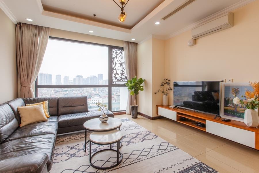 Royal City Hanoi, 03 bedroom Furnished apartment for rent on 10th floor,145sqm