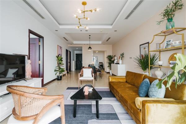 Furnished 02 bedroom  Apartment for rent at Royal City Hanoi, 112m2