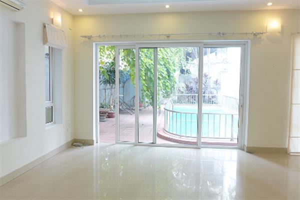 Large swimming pool villa for rent in To Ngoc Van, Tay Ho