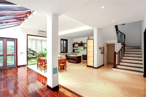 Ciputra : Modern & Spacious living room 06 bedroom villa for rent