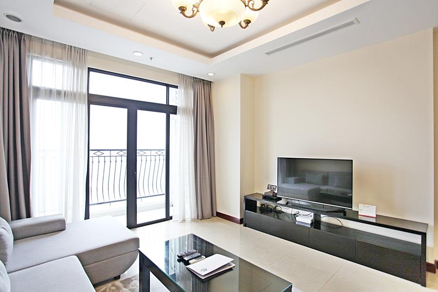 Serviced 2 bedroom apartment for rent in Royal City, balcony