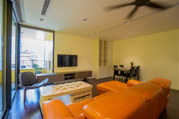 Cozy & modern 02 bedroom apartment for rent at Doi Can street, Ba Dinh, fully furnished