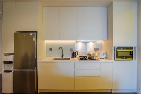 Cozy & modern 02 bedroom apartment for rent at Doi Can street, Ba Dinh, fully furnished