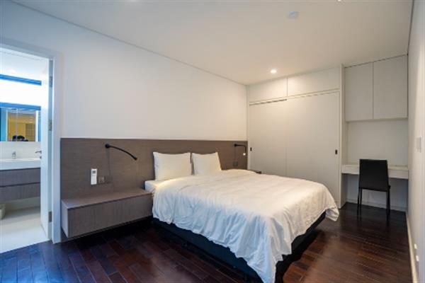 Cozy & modern 02 bedroom apartment for rent at Doi Can street, Ba Dinh, fully furnished