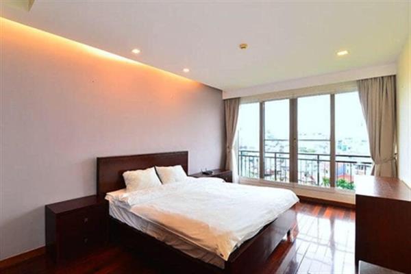 Lakeview Luxury apartment for rental with Large balcony in Xuan Dieu, Tay Ho.