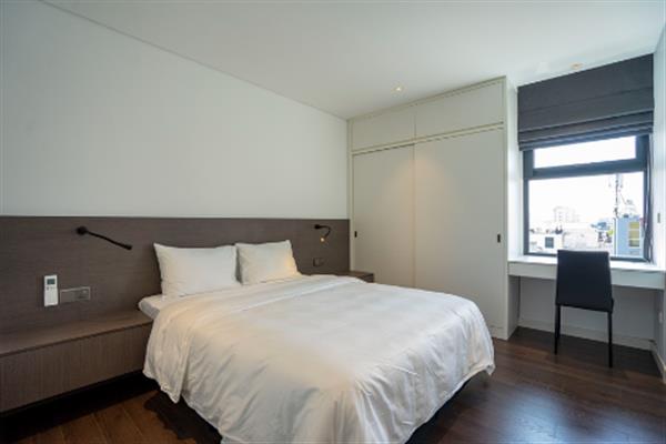 Bright and airy apartment with 02 bedrooms for rent in Doi Can street Ba Dinh dist. beautiful view